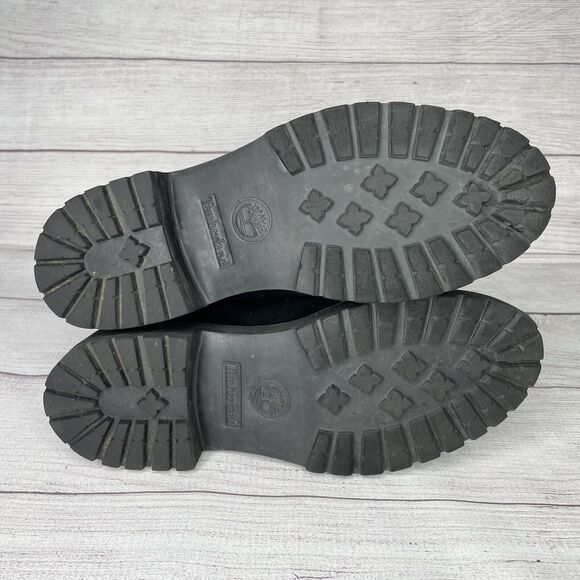 Timberland Carnaby Cool 6 Inch Boot Black Suede Lace Up Combat women's size 11 - Picture 7 of 7